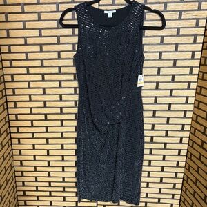 Bar III Black Shimmer‎ Tank Dress Size Small